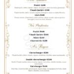 Menu LIN’S COFFEE RESTAURANT Kenitra December 2023 435210-055200